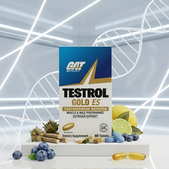 GAT Sport Testrol Gold ES | Advanced Testosterone Booster with Estrogen Support