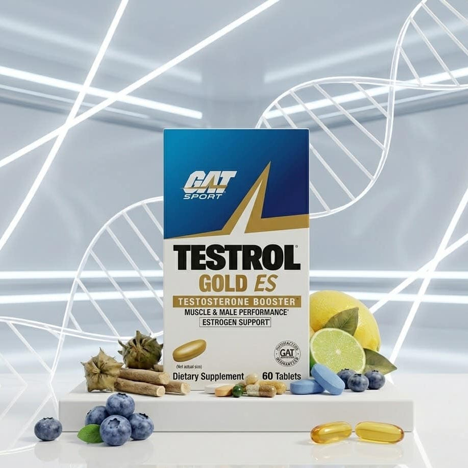 GAT Sport Testrol Gold ES | Advanced Testosterone Booster with Estrogen Support