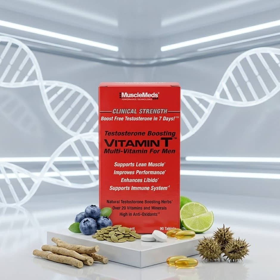 MuscleMeds Vitamin T | Clinical Strength Testosterone Boosting Multi
