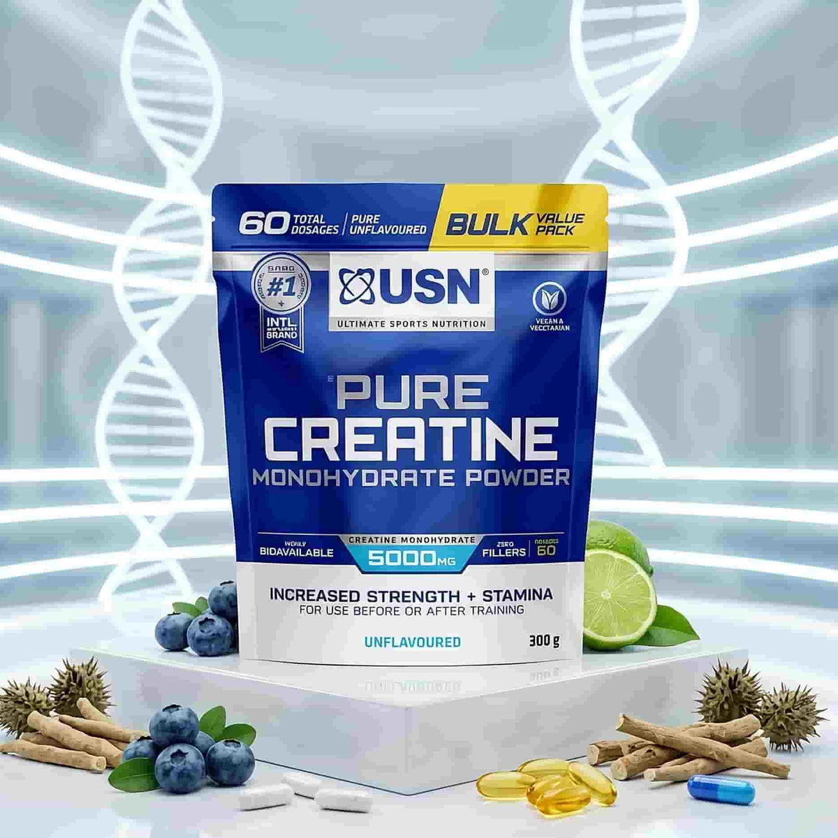 USN Pure Creatine Monohydrate | Ultra-Pure Strength & Power